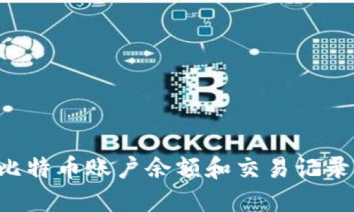 如何查看比特币账户余额和交易记录:全面指南
