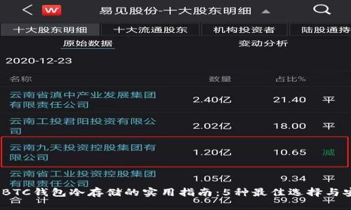 2023年BTC钱包冷存储的实用指南：5种最佳选择与安全策略
